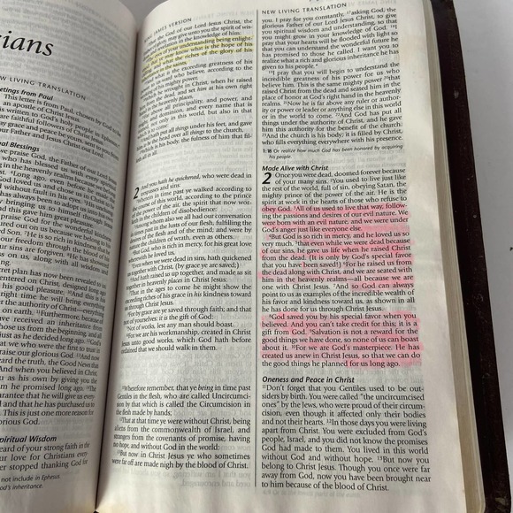 Holy Bible Parallel Edition King James Version 1997 with Jessie Copeland - Picture 8 of 10